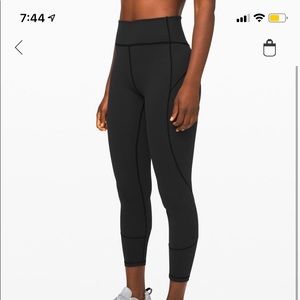 lululemon In movement 7/8 leggings
